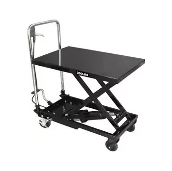 zvedací stůl FERDUS TP01501 Pojízdný pracovní stůl zdvižný, nosnost 135 kg, s hydraulickým systémem 10.447