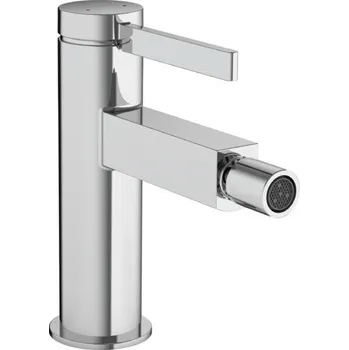 Vodovodní baterie Hansgrohe Finoris, páková bidetová baterie s odtokovou soupravou Push-Open, chromová, HAN-76200000