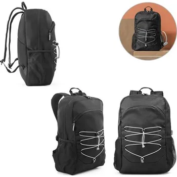 batoh na notebook DELFOS BACKPACK. Batoh na notebook 300D rPET a 600D rPET s reflexními prvky, Firemní dárkové předměty s vlastním potiskem