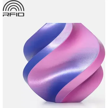 Příslušenství k 3D tiskárně Bambu Lab PLA Silk Dual Color with spool, 1kg | Neon City (Blue-Magenta)
