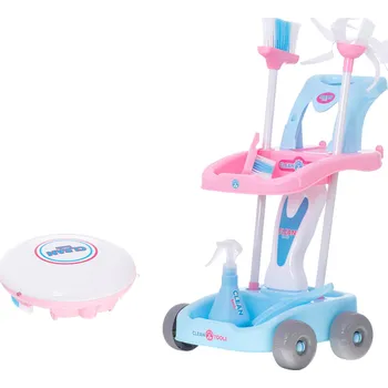 Dětská domácnost Recenze KiK KX6393 dětský uklízecí vozík s robotickým vysavačem