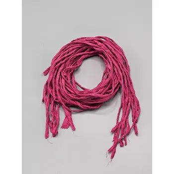 Řetízek Hedvábná šňůrka magenta