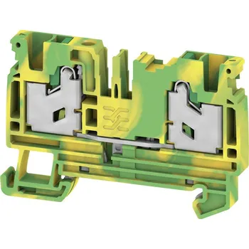 Rozvaděč WEIDMÜLLER Svorka S2C 4 PE, 4 mm² 1000 V, 32 A, průchozí, SNAP IN, počet připojení 2, zemnící 2874880000