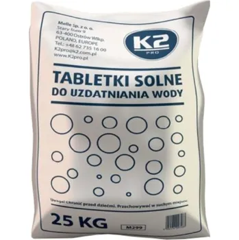 Bazénová chemie K2 solné tabley 25 Kg