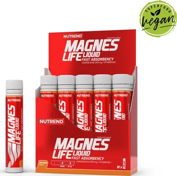 Fitness strava NUTREND Magneslife Liquid 1x 25 ml, pomeranč