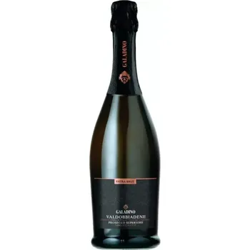 Víno Prosecco D.O.C.G. Superiore Valdobbiadene Galadino Extra Brut (šumivé bílé víno D.O.C.G, Extra Brut)