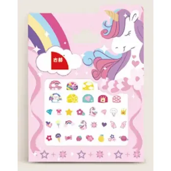 Přípravek na nehty Nálepky na nehty - JEDNOROŽEC (Značka: SPADABRAVO)