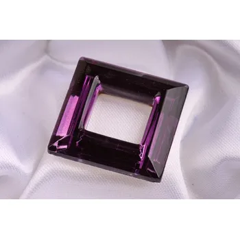 Dětské navlékací korálky Skleněný šaton 30x30mm - č.337