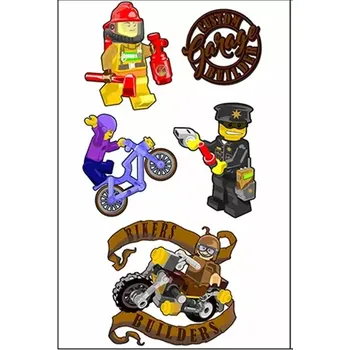 Odstranitelné tetování Dětské dočasné tetování - LEGO 4 (Značka: TAKARA TOMY)