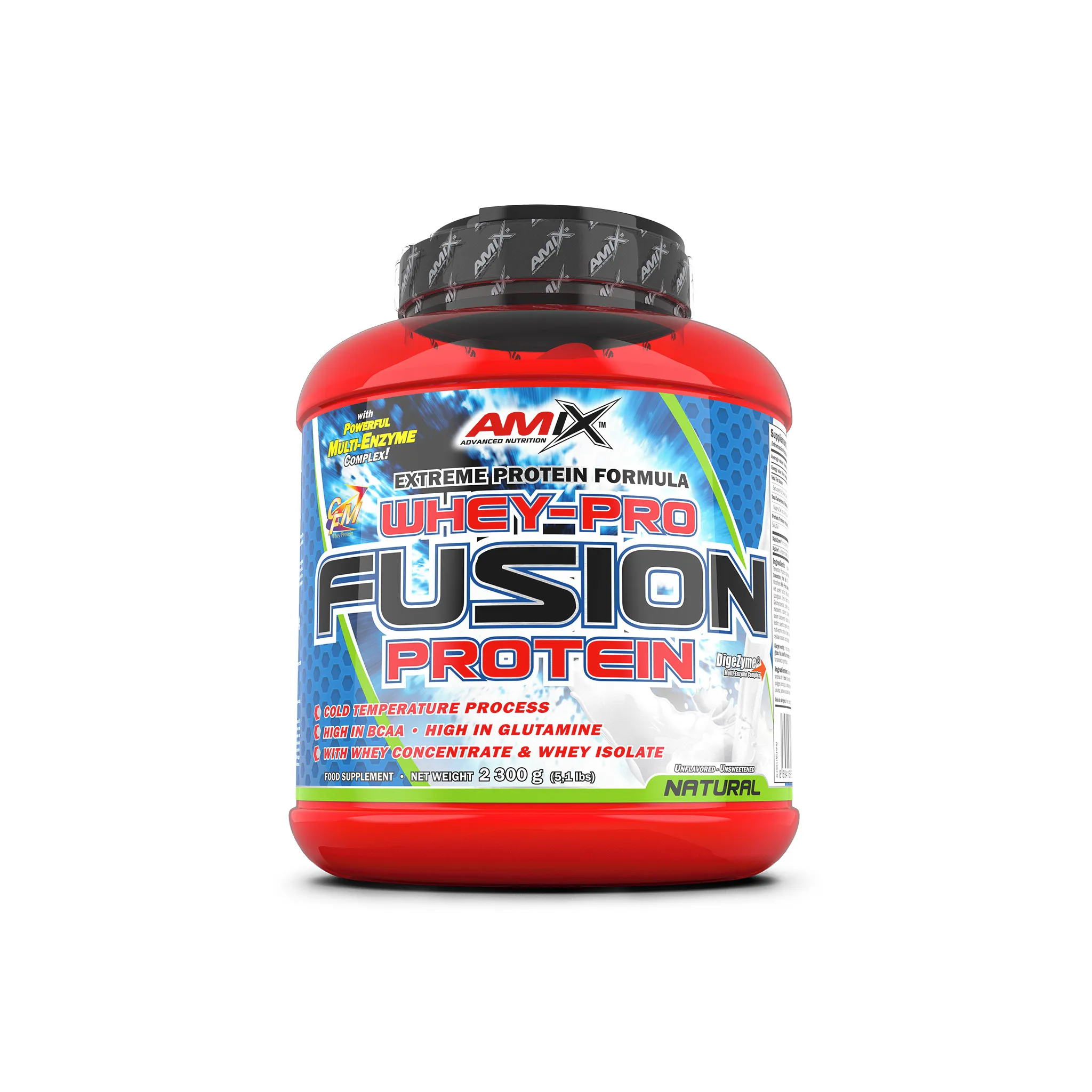 Fotografie 1 - Protein Amix Whey Pure Fusion Protein 2300 g natural
