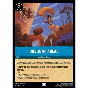 Karetní hra One Jump Ahead 164/204 - The First Chapter Typ karty: Standard