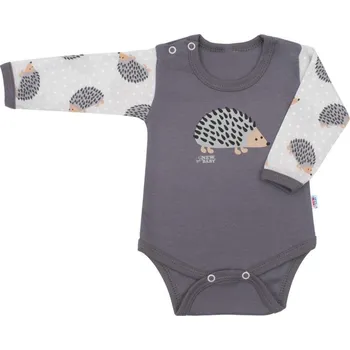 Kojenecký body Kojenecké body s dlouhým rukávem New Baby Ježek 68 (4-6m)