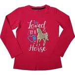 Dívčí triko Wolf S2242B tmavě růžové