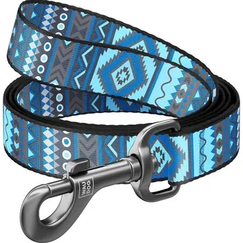 Vodítko pro psa Vodítko nylon 15mmx122cm WAUDOG Etno modré