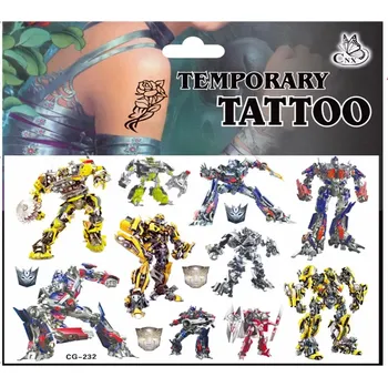 Odstranitelné tetování Dětské dočasné tetování - TRANSFORMERS 3 (Značka: TAKARA TOMY)