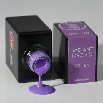 Umělé nehty Laif Gel lak fialový SOL - 189 Radiant orchid 10 ml