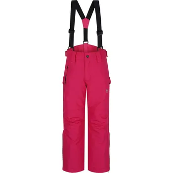 Snowboardové kalhoty Loap Dívčí lyžařské kalhoty / oteplováky Cubis tmavě růžové