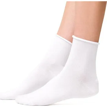 Dámské ponožky Bílé dámské bambusové ponožky Art.125 WD002, WHITE Velikost: 38/40