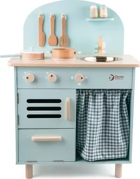 Dětská kuchyňka Classic World Retro Kitchen 50571 modrá