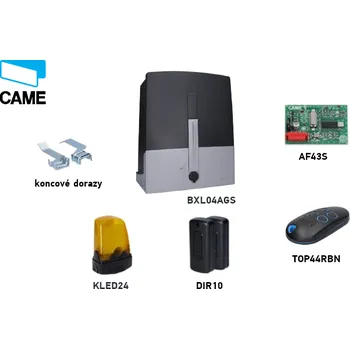 Pohon brány Sada pohonu pro posuvnou bránu do 400kg CAME BXL04AGS, 801MS-0140 (D)