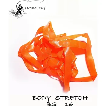 TOMMI FLY BODY STRECH 4mm - fluo žlutá BS409