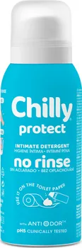 Intimní hygienický prostředek Chilly Protect No Rinse Intimate Detergent bezoplachová pěna na intimní hygienu 100 ml