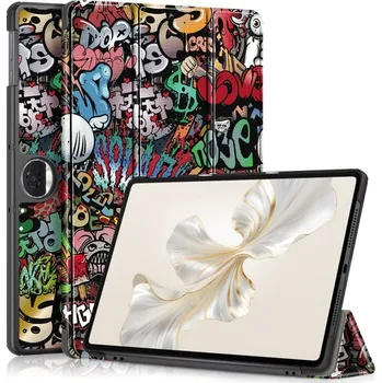 Pouzdro na tablet VSECHNONAMOBIL 72085 ART Zaklápěcí pouzdro pro Honor Pad 9 GRAFFITI