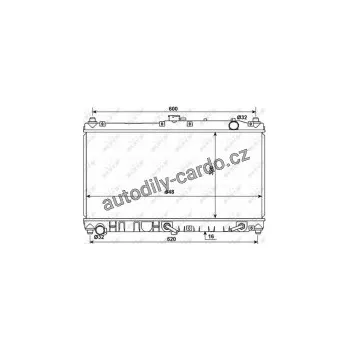 Chladič motoru Chladič, chlazení motoru NRF 53977