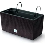 Prosperplast Truhlík RATO CASE W s háky a vkladem 39,5 cm umbra 39,5 cmx18,5x19,5 cm