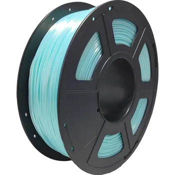 Filament FIBER3D TPU Silk - flexibilní materiál 1kg , Barva Světle modrá