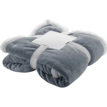 Dětská deka Sammia fleecová deka z korálu tmavě šedá