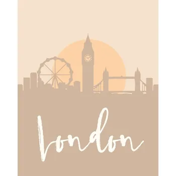 Plakát Plakát, Obraz - Skyline Earth Tone 7, Emiliano Deificus