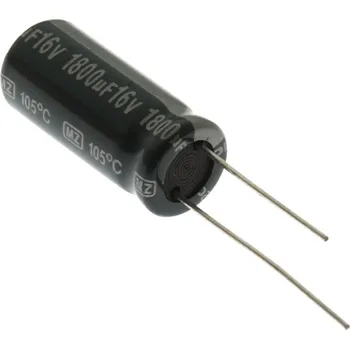 Jamicon Elektrolytický kondenzátor 1800uF/16V 10x23mm RM5 105°C low ESR