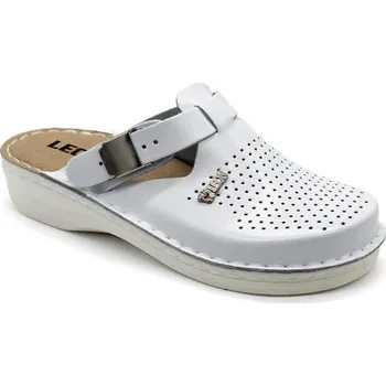 Dámská zdravotní obuv Leon V260 Dámská zdravotní kožená obuv uzavřená - Bílá Velikost: 36