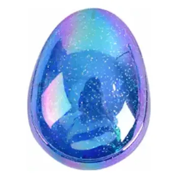 kartáč na vlasy Rozčesávací kartáč na vlasy - VAJÍČKO - modré (Značka: KOMMEN)