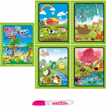 omalovánky Omalovánky - Malování vodou - ZVÍŘÁTKA 2 (Značka: UTILLER)