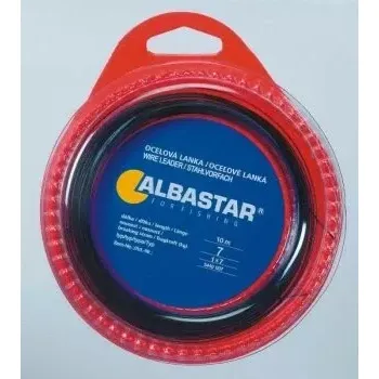 Albastar ocelové lanko 1x7 na cívce - 10m - 9 kg