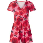 esmara® Dámský overal (S(36/38), vzor růžová / červená)