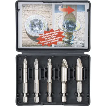 BGS Diy BGS 50410, Sada pro povolení poškozených šroubů | #0 - #3 | 5dílná