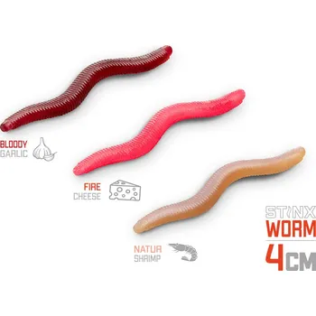 Umělá nástraha Delphin Umělá nástraha B! Stinx WORM 50ks 4cm / BLOODY