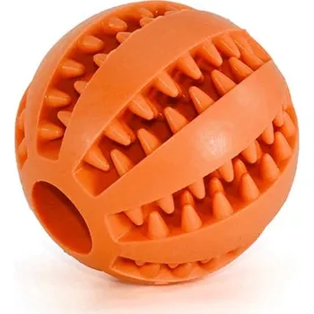 Hračka pro psa Hračka pro psy s čištěním zubů - oranžový,L (7 cm)