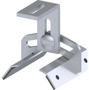 držák na solární panel Nerezový střešní držák pro trapézový plech, pro montáž konstrukce solárních panelů