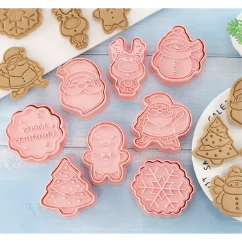 Vykrajovátko 3D vykrajovátka na sušenky - VÁNOCE 2 - 8 ks (Značka: TAKARA TOMY)