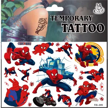 Odstranitelné tetování Dětské dočasné tetování - SPIDER MAN (A) 1 (Značka: TAKARA TOMY)