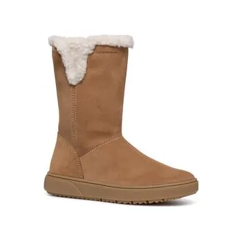 Dětská móda Kozačky Geox J Theleven Girl Wpf J46HYA 00022 C6627 S Hnědá 31