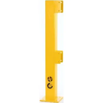 Zábradlí Koncový sloupek bezpečnostního zábradlí Dancop, 1000 x 200 x 200 mm