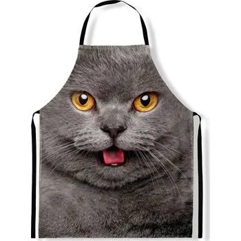 Kuchyňská zástěra Zástěra Kočičí pohled