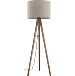 Podlahová lampa TK 16018 GRAND tm.dřevo béžová