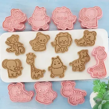 Vykrajovátko 3D vykrajovátka na sušenky - ZVÍŘÁTKA 1 - 8 ks (Značka: TAKARA TOMY)