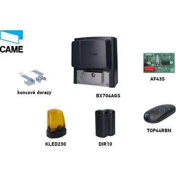 Sada pohonu pro posuvnou bránu do 400kg CAME BX704, 801MS-0020 (D)